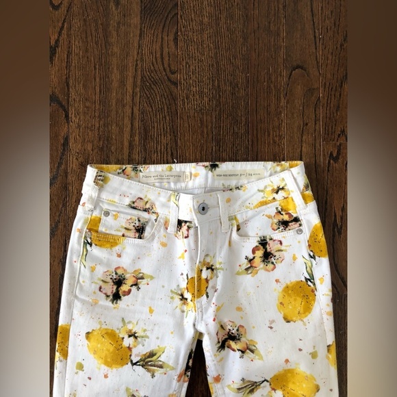 Pilcro and the letterpress Women’s 24P Lemon Grove High Rise Bootcut Crop Jeans - Picture 6 of 14